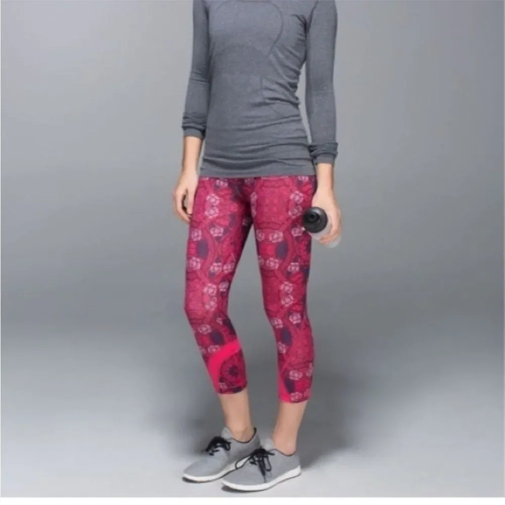 Lululemon Run: Inspire Crop II Leggings Women Size 4